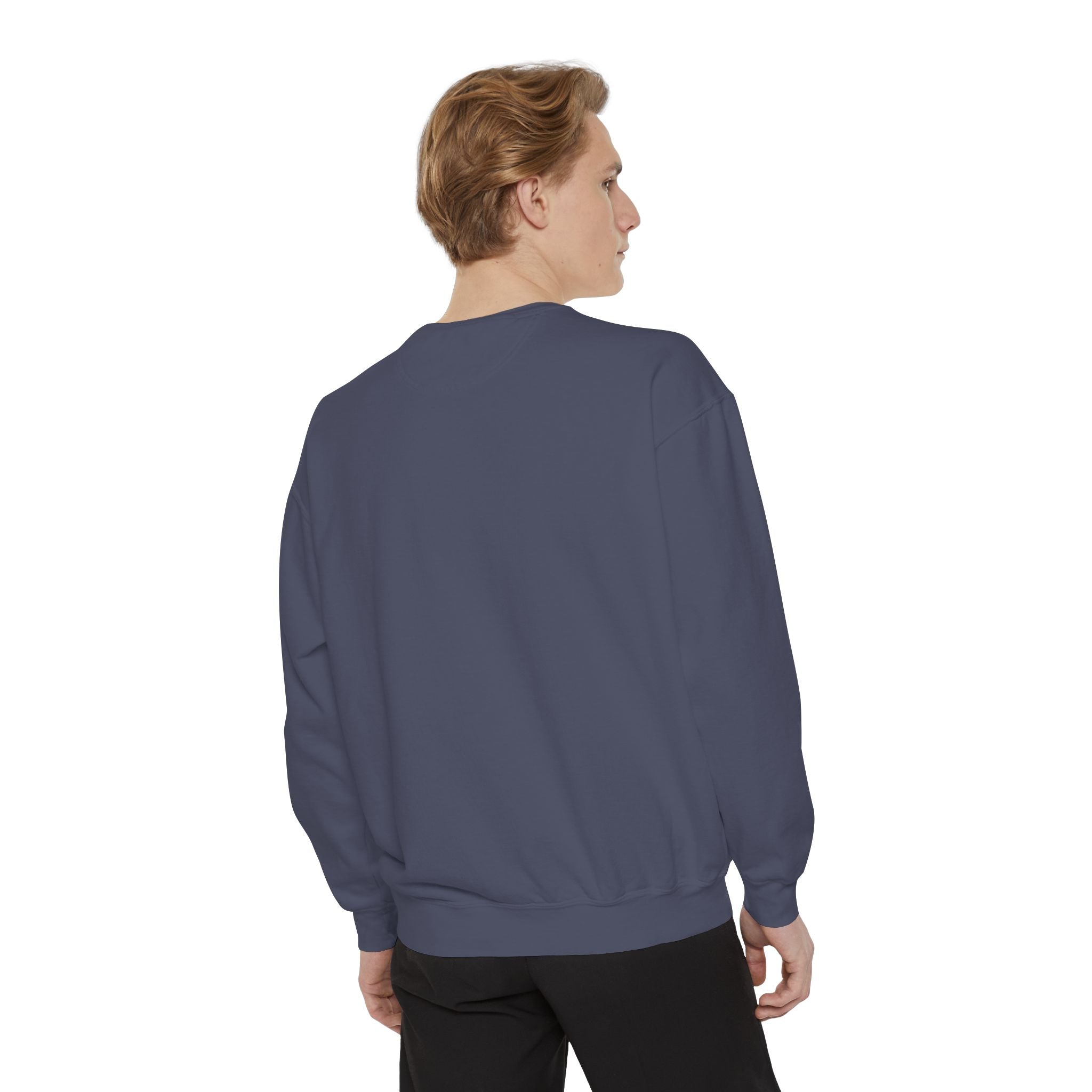 Alien Peeking Graphic Sweatshirt – Green Extraterrestrial Crewneck