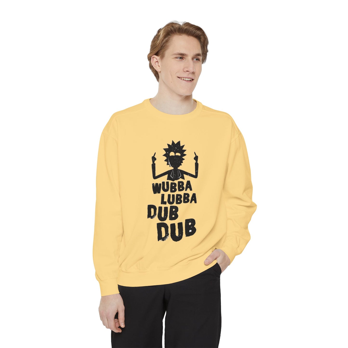 Rick-Inspired "Wubba Lubba Dub Dub" Sweatshirt
