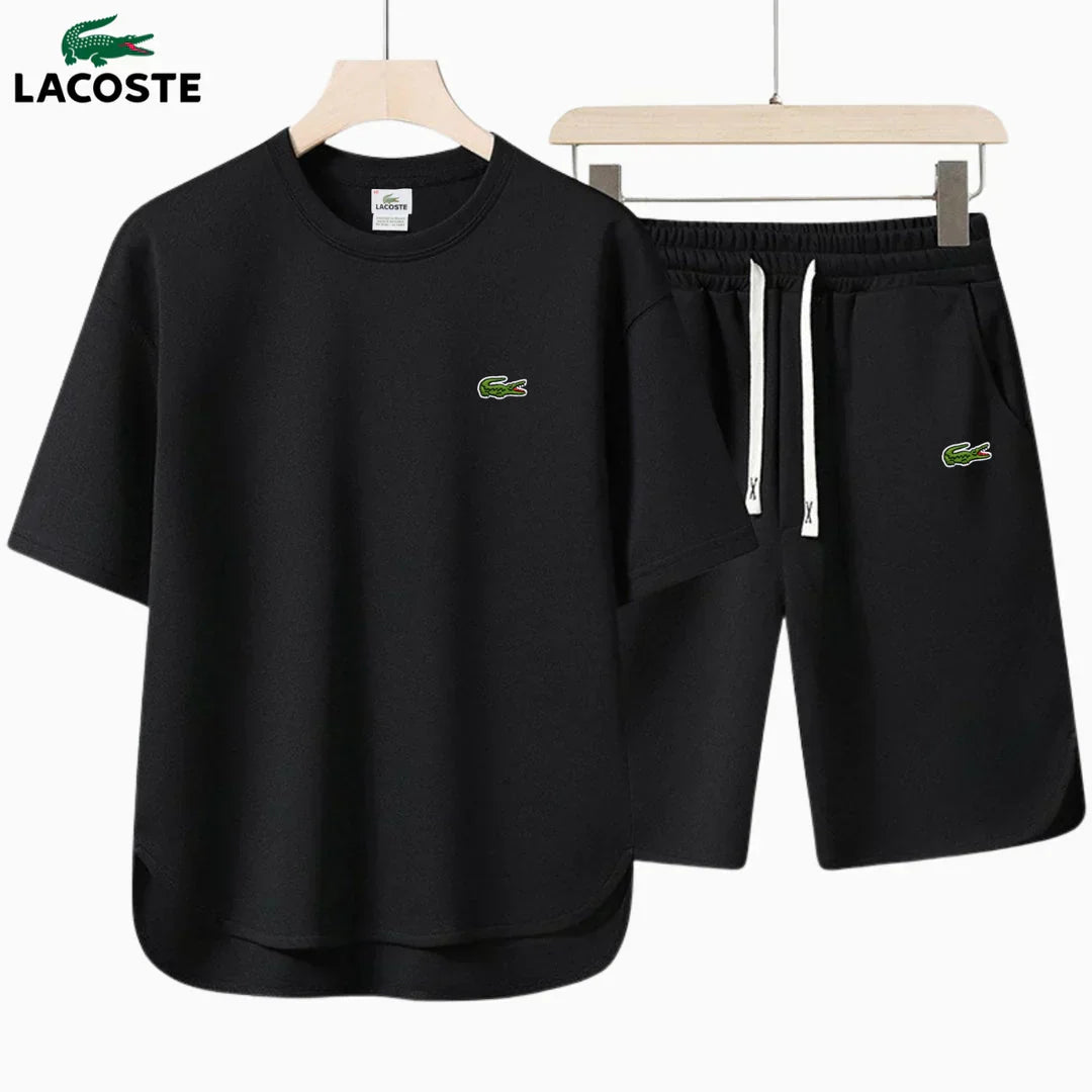 LACOSTE Summer Performance Tee & Shorts Set