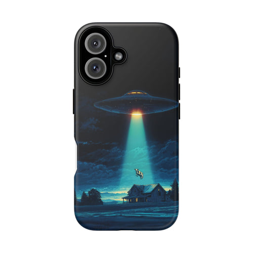 Alien Abduction Phone Case — Funda para teléfono temático extraterrestre