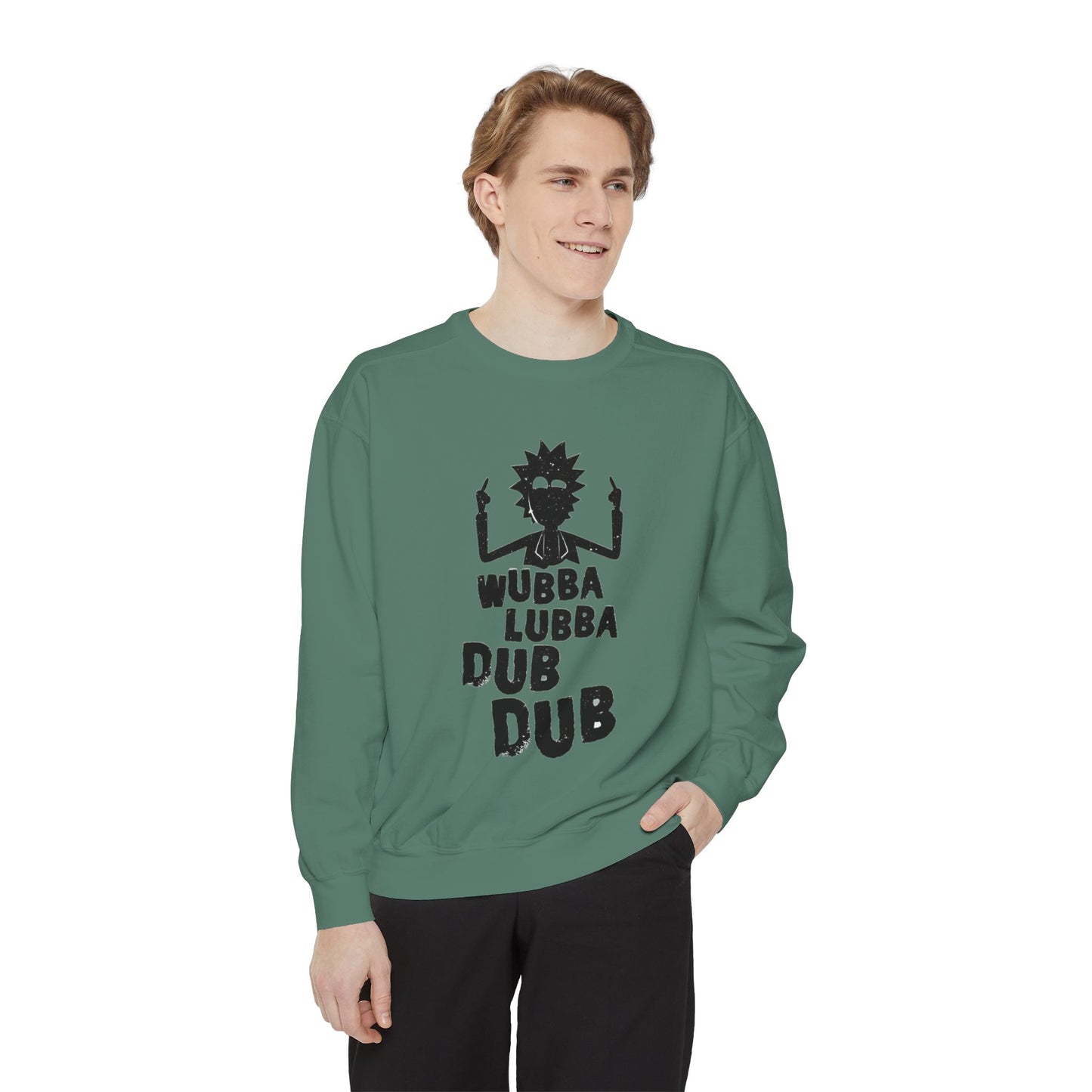 Rick-Inspired "Wubba Lubba Dub Dub" Sweatshirt