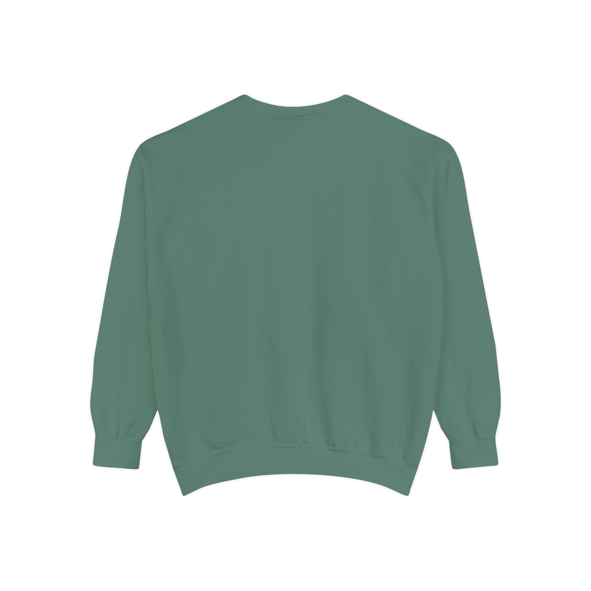 Alien Peeking Graphic Sweatshirt – Green Extraterrestrial Crewneck