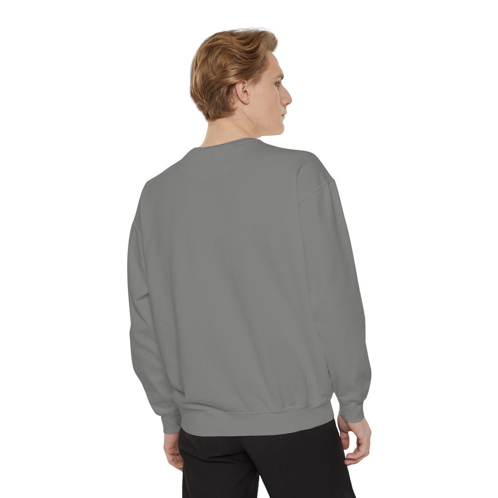 Alien Peeking Graphic Sweatshirt – Green Extraterrestrial Crewneck