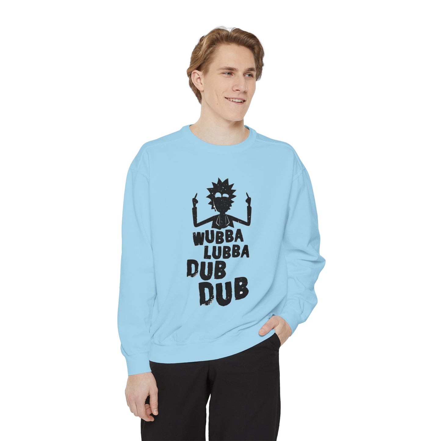 Rick-Inspired "Wubba Lubba Dub Dub" Sweatshirt