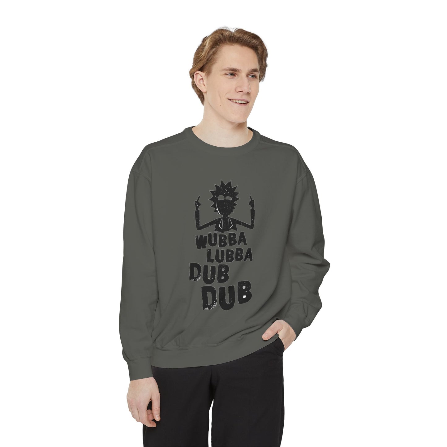 Rick-Inspired "Wubba Lubba Dub Dub" Sweatshirt