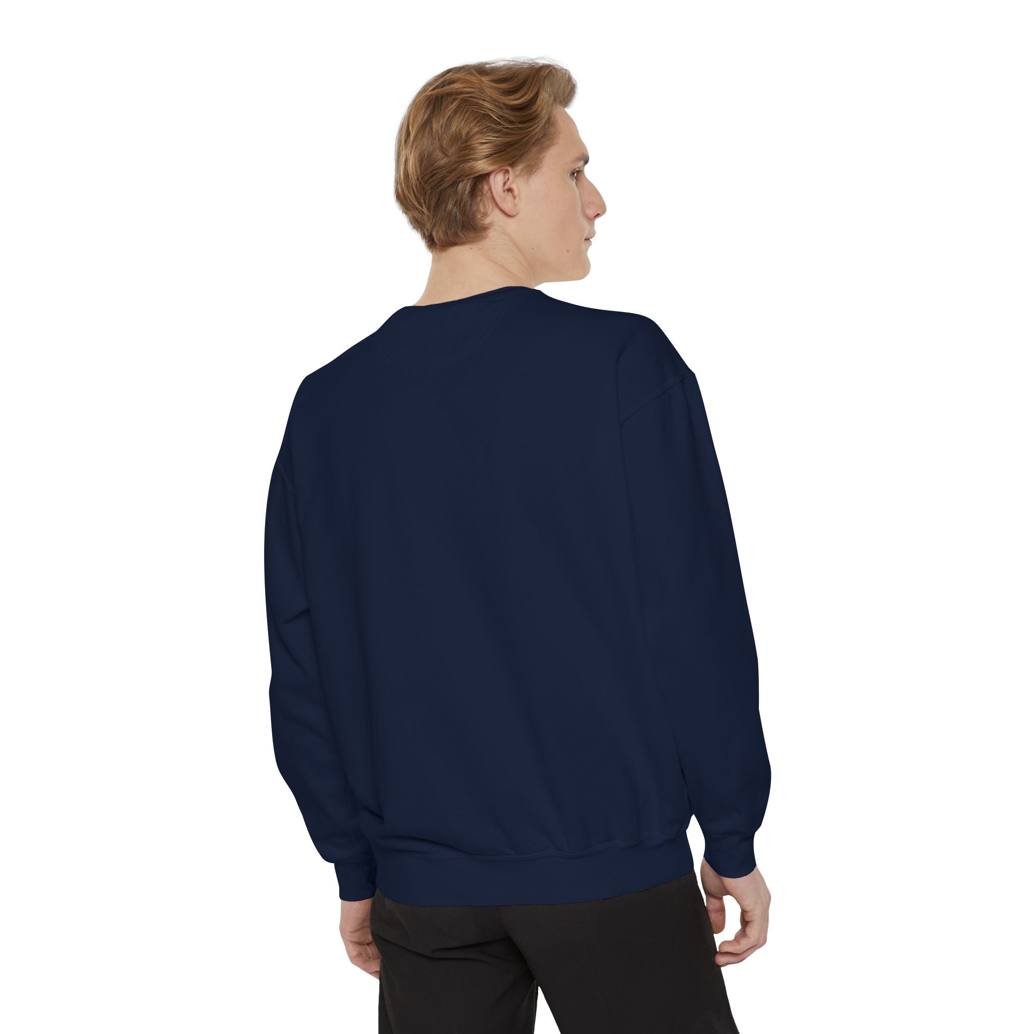 Alien Peeking Graphic Sweatshirt – Green Extraterrestrial Crewneck