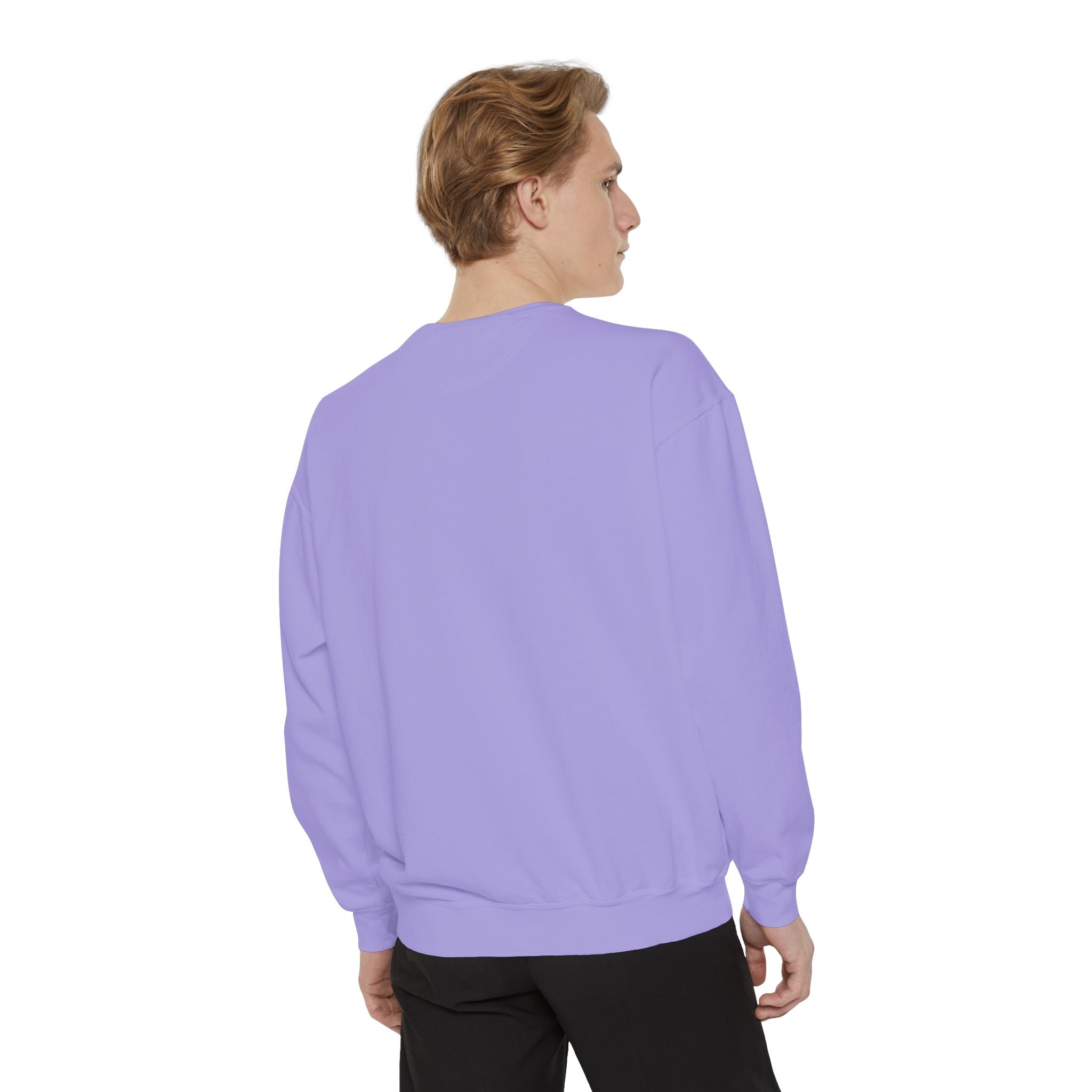 Alien Peeking Graphic Sweatshirt – Green Extraterrestrial Crewneck
