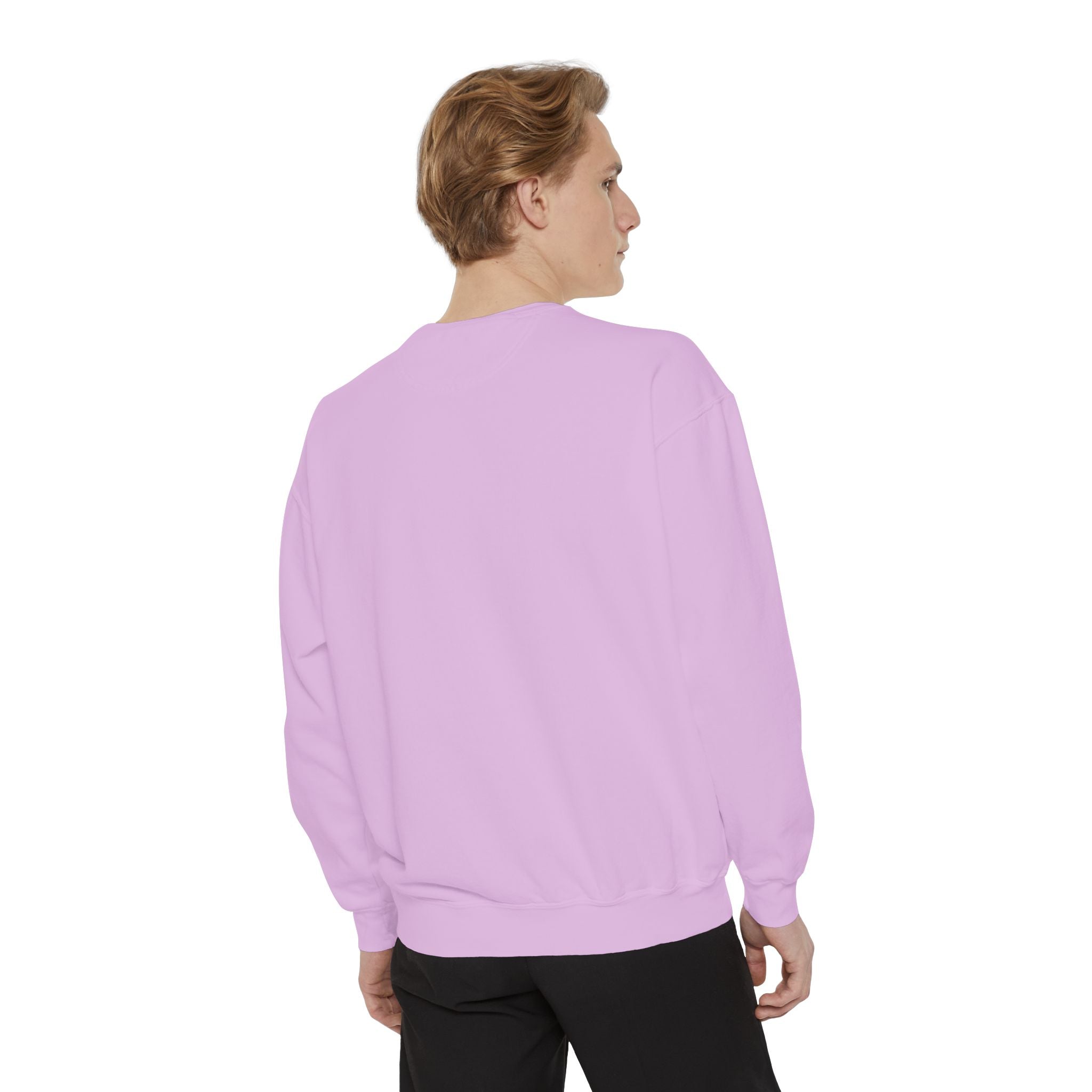 Alien Peeking Graphic Sweatshirt – Green Extraterrestrial Crewneck