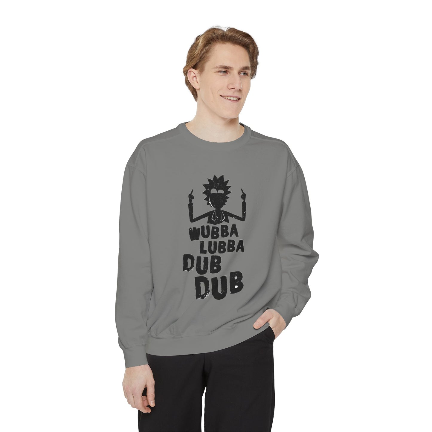 Rick-Inspired "Wubba Lubba Dub Dub" Sweatshirt
