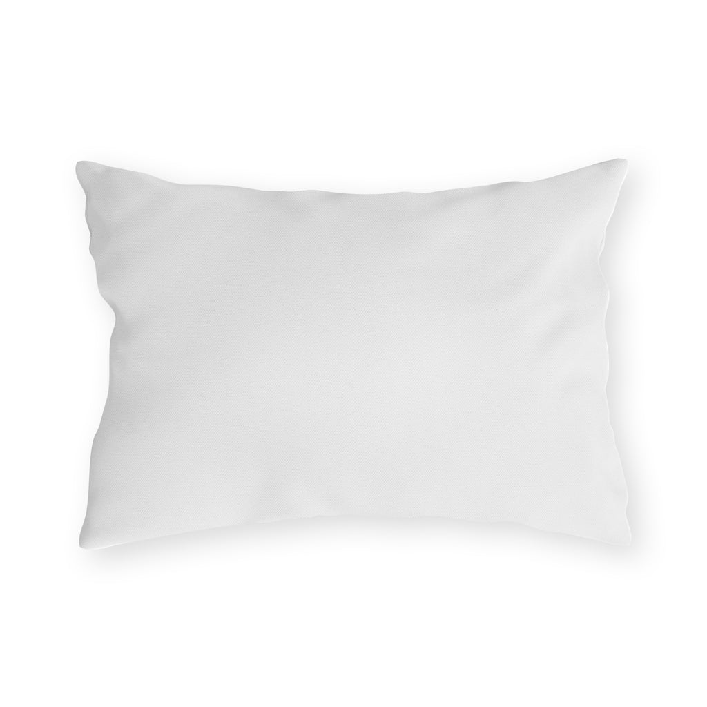Cat Moon Outdoor Pillow — Night Sky Black Cat Decorative Patio Cushion