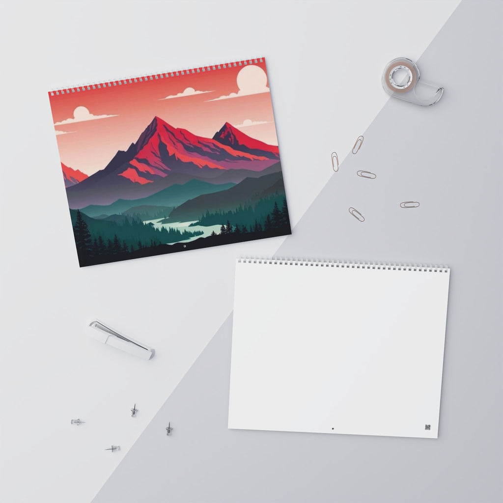 2026 Minimal Wall Calendar — Clean Monthly Grid Planner