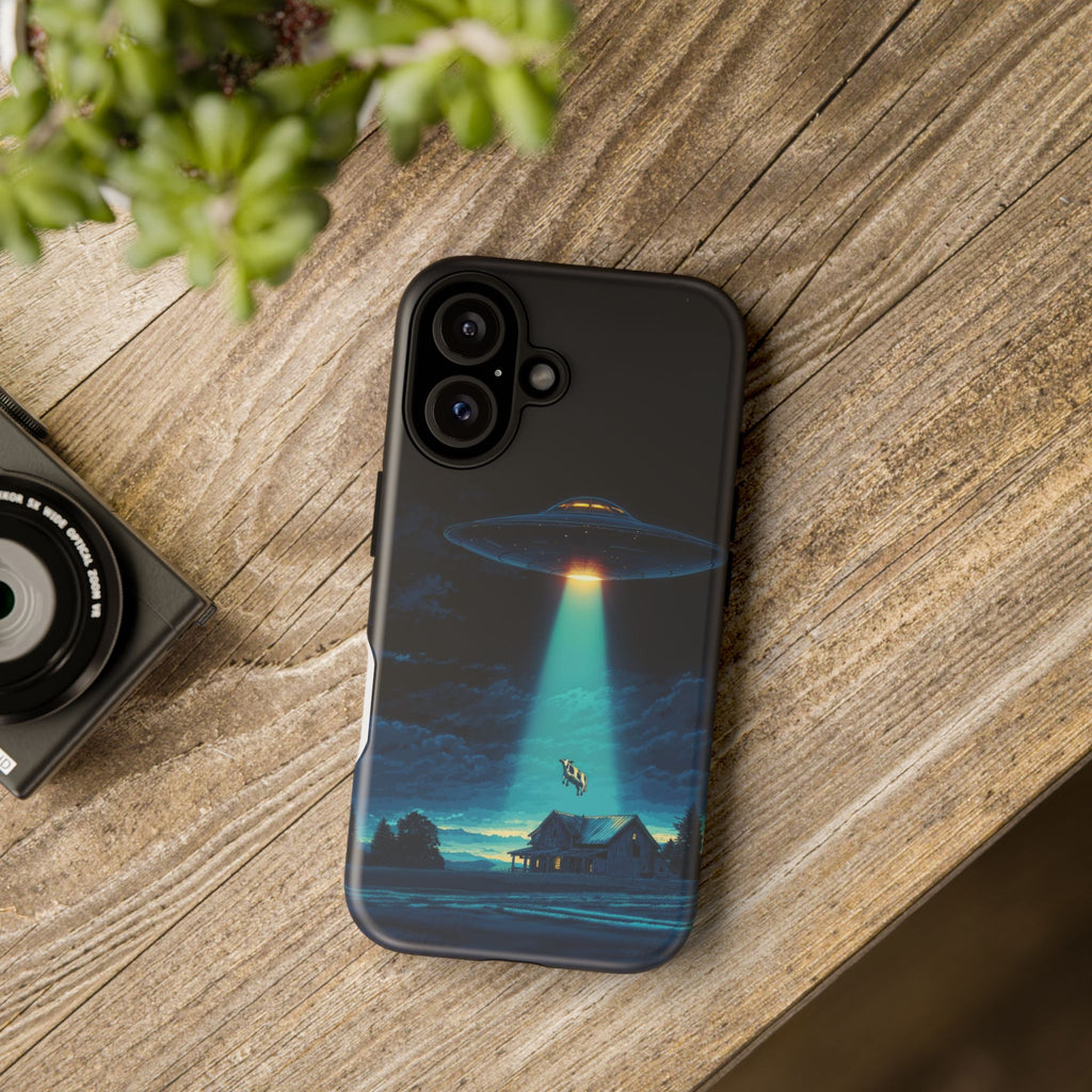 Alien Abduction Phone Case — Funda para teléfono temático extraterrestre