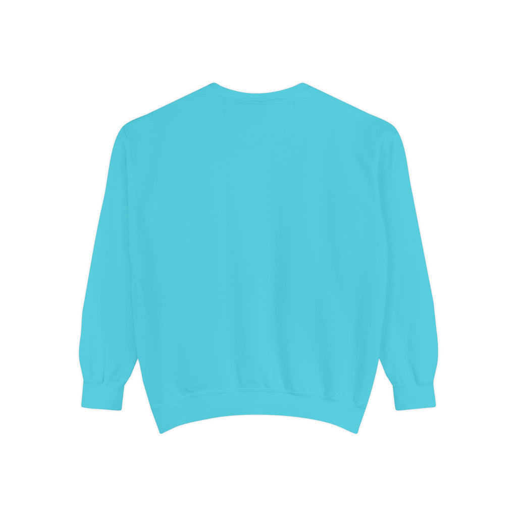 Alien Peeking Graphic Sweatshirt – Green Extraterrestrial Crewneck