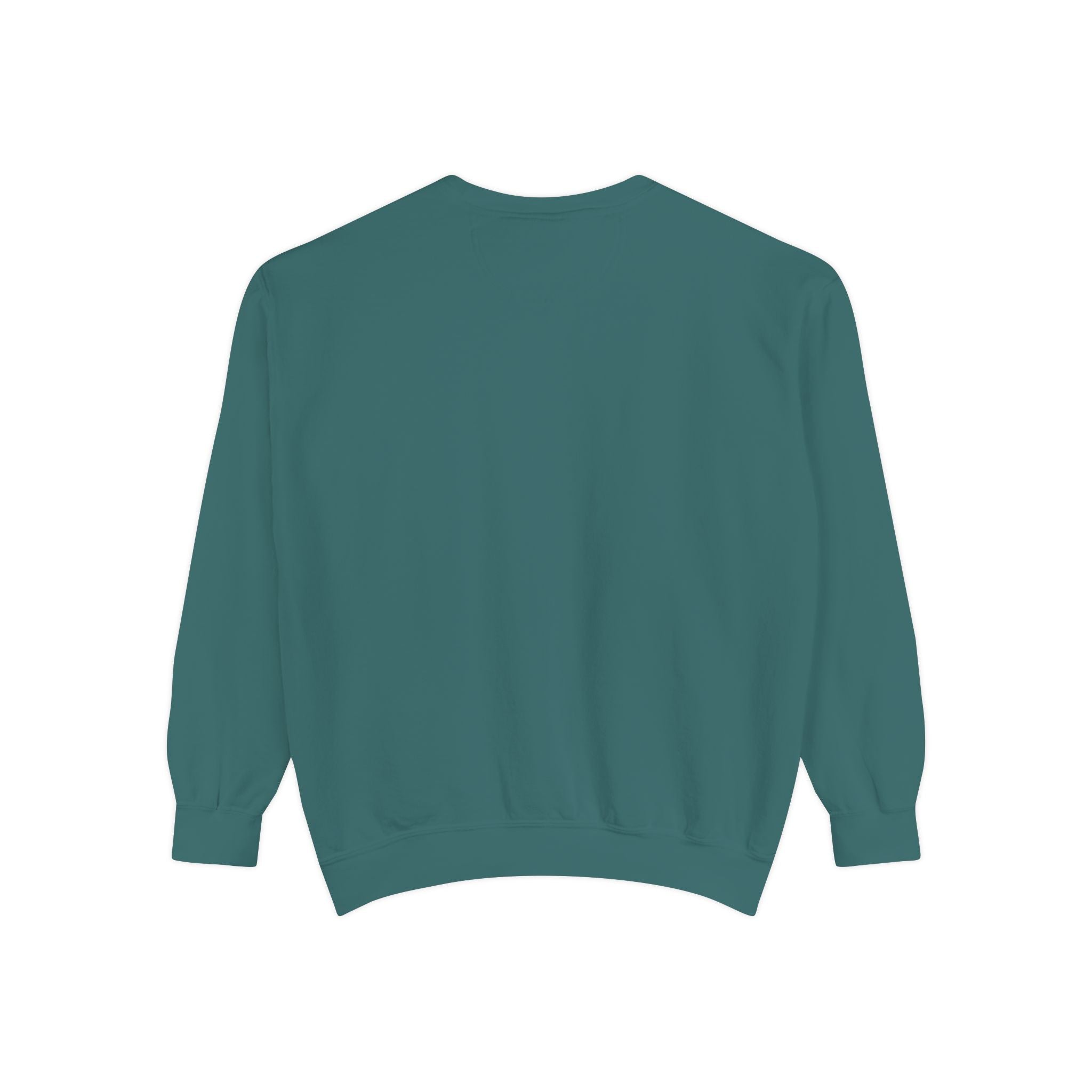 Alien Peeking Graphic Sweatshirt – Green Extraterrestrial Crewneck