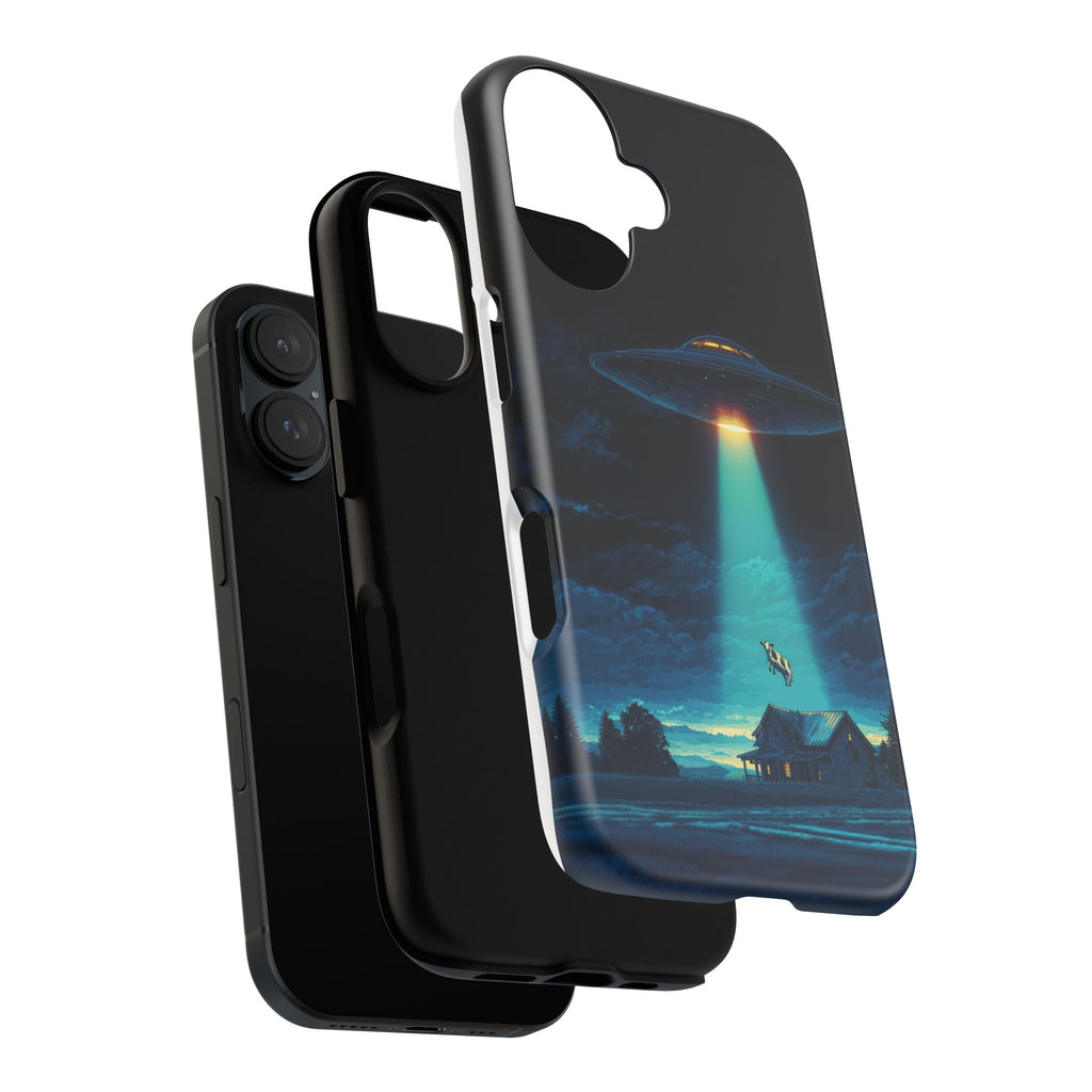 Alien Abduction Phone Case — Funda para teléfono temático extraterrestre