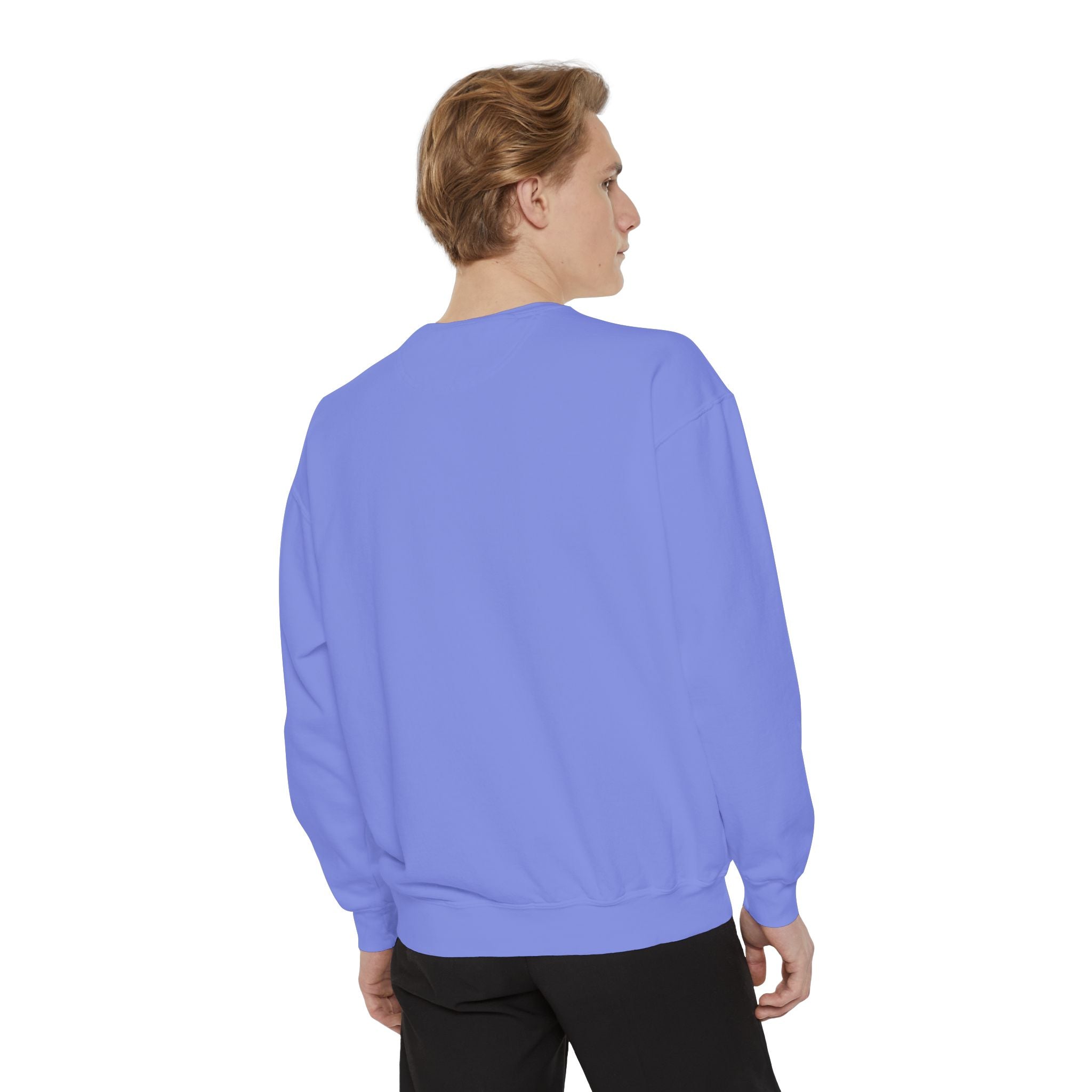 Alien Peeking Graphic Sweatshirt – Green Extraterrestrial Crewneck