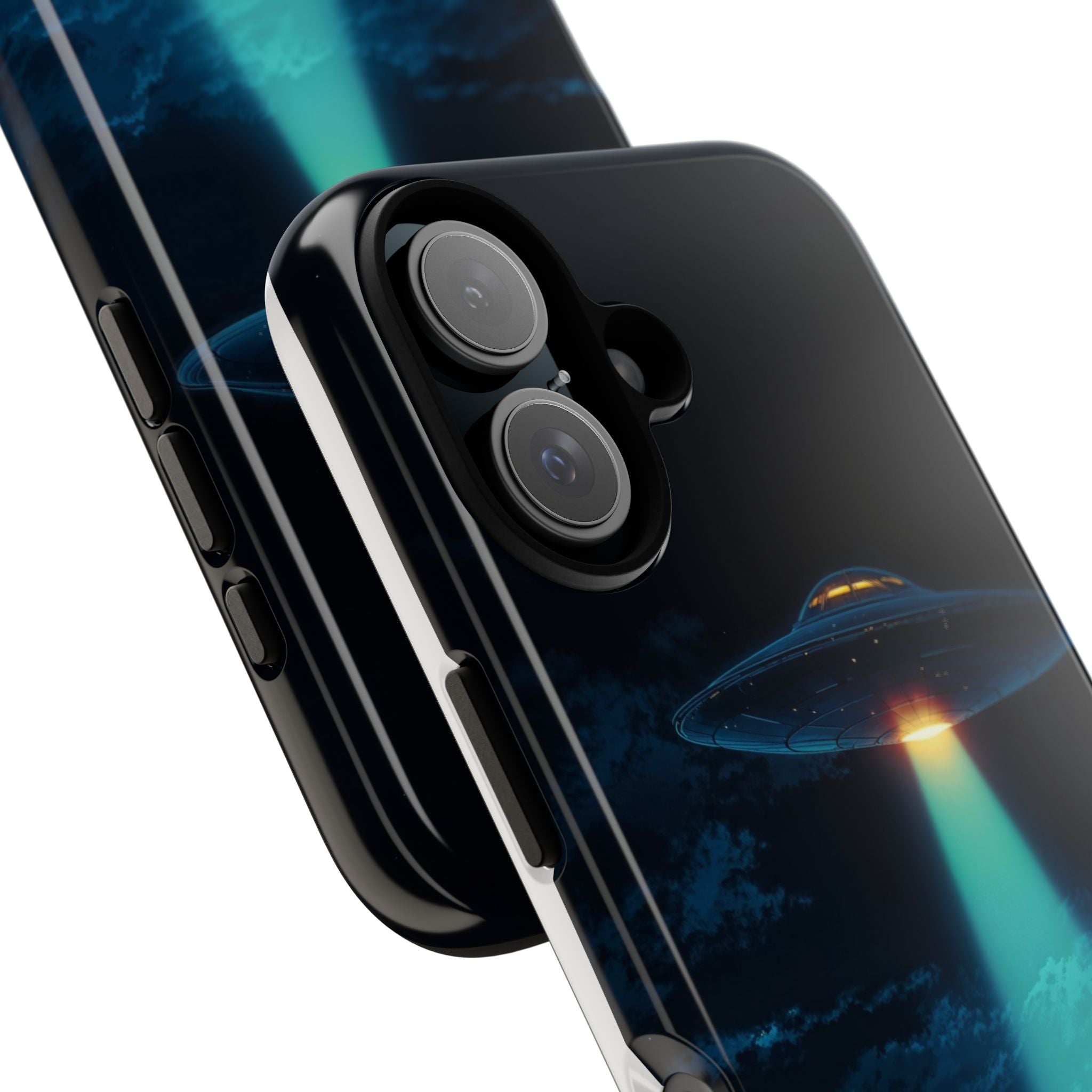 Alien Abduction Phone Case — Funda para teléfono temático extraterrestre