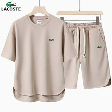LACOSTE Summer Performance Tee & Shorts Set