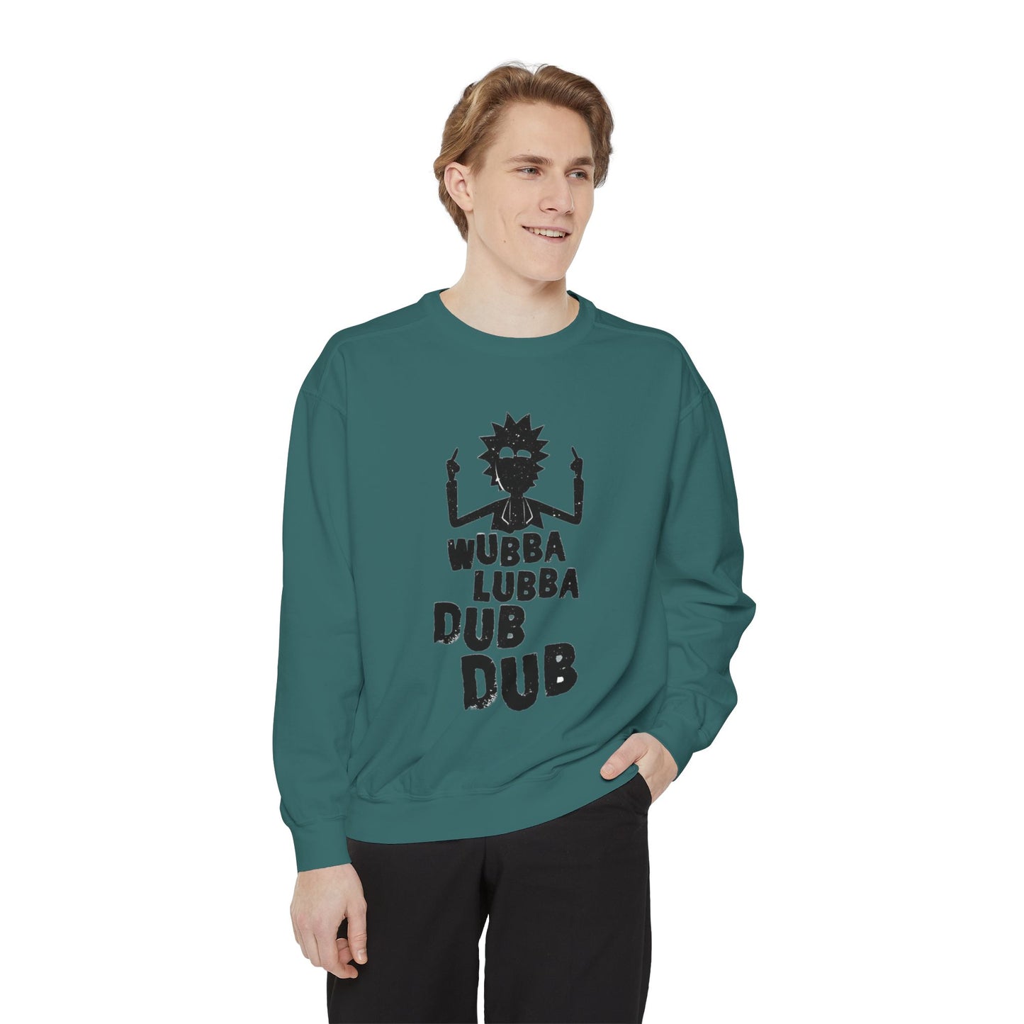 Rick-Inspired "Wubba Lubba Dub Dub" Sweatshirt