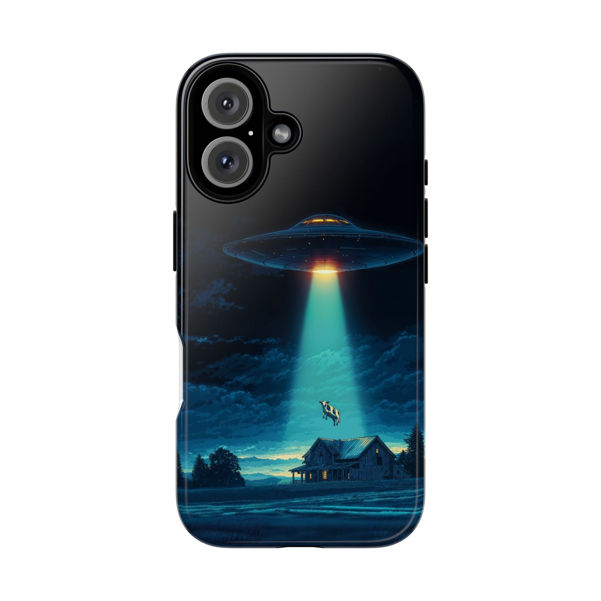 Alien Abduction Phone Case — Funda para teléfono temático extraterrestre