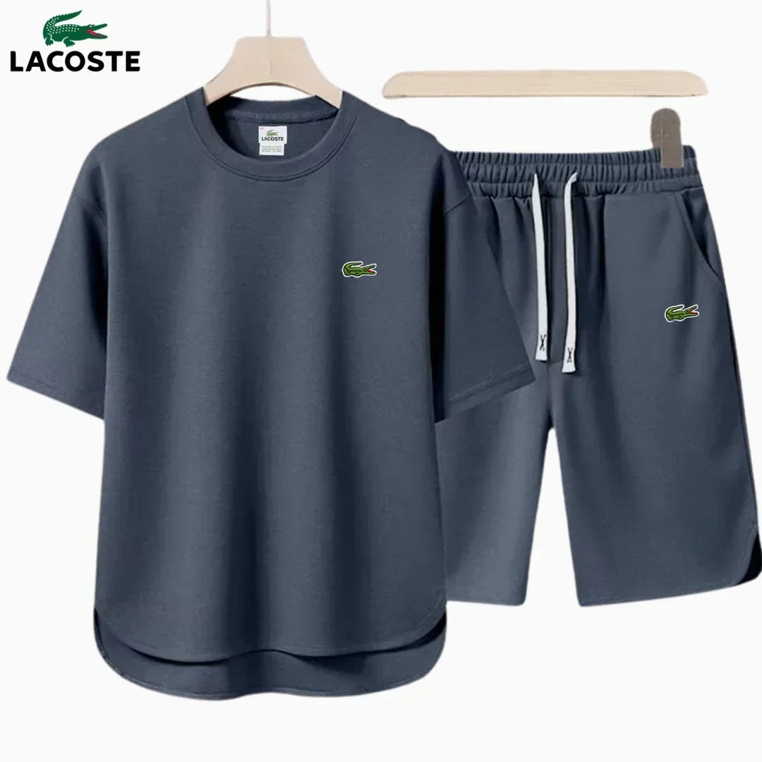 LACOSTE Summer Performance Tee & Shorts Set