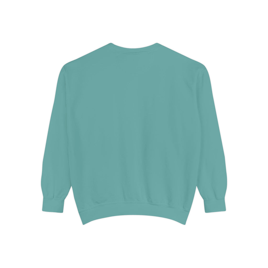 Alien Peeking Graphic Sweatshirt – Green Extraterrestrial Crewneck