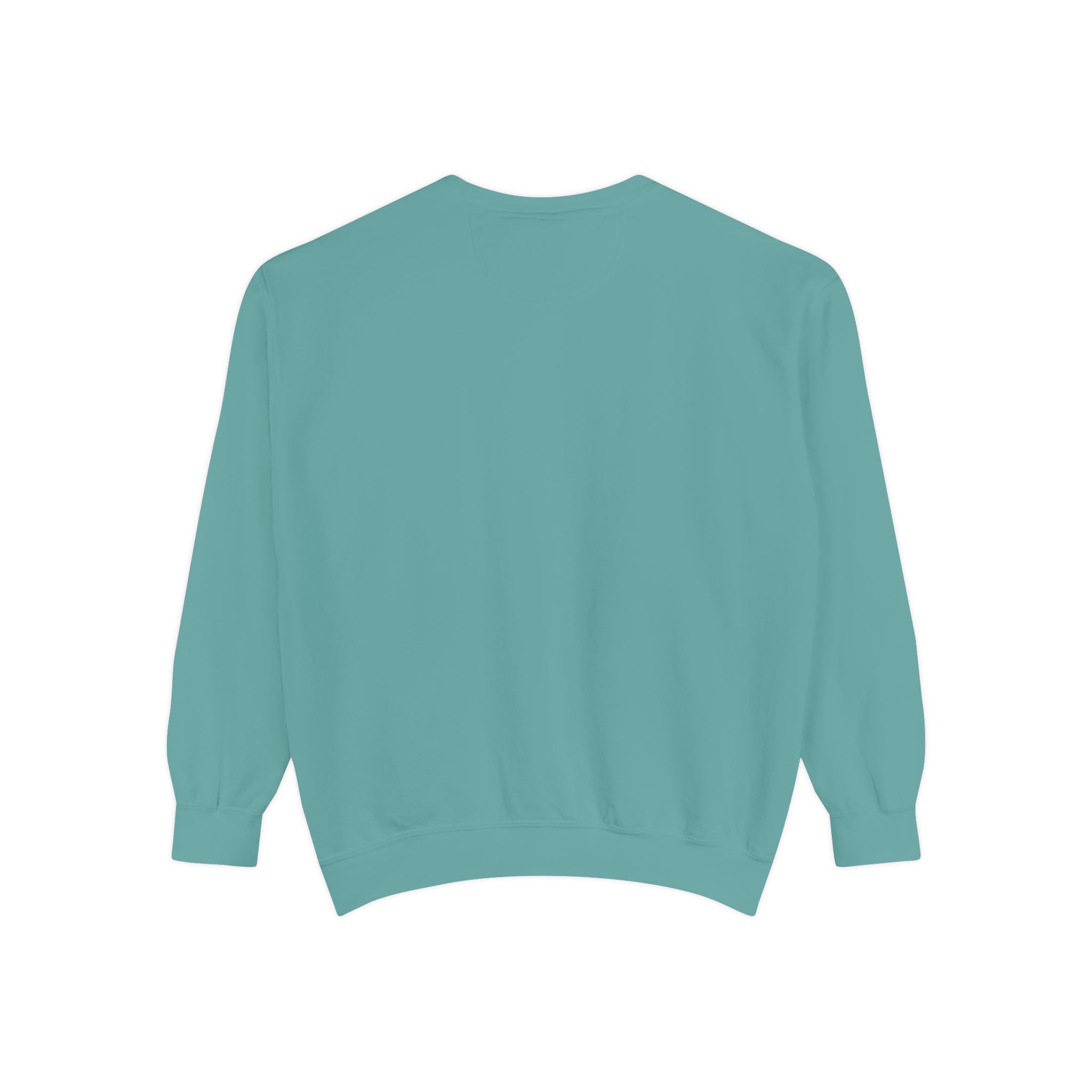 Alien Peeking Graphic Sweatshirt – Green Extraterrestrial Crewneck